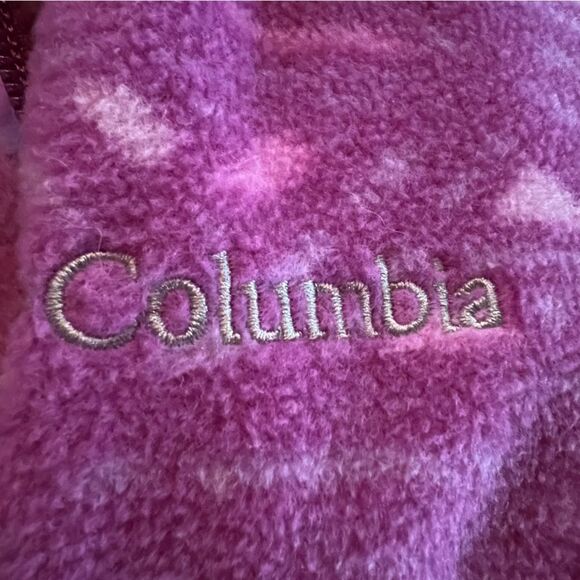 Columbia Sawyer Rapids Printed Full Zip Fleece Jacket Aztec Purple size Medium - Picture 6 of 10